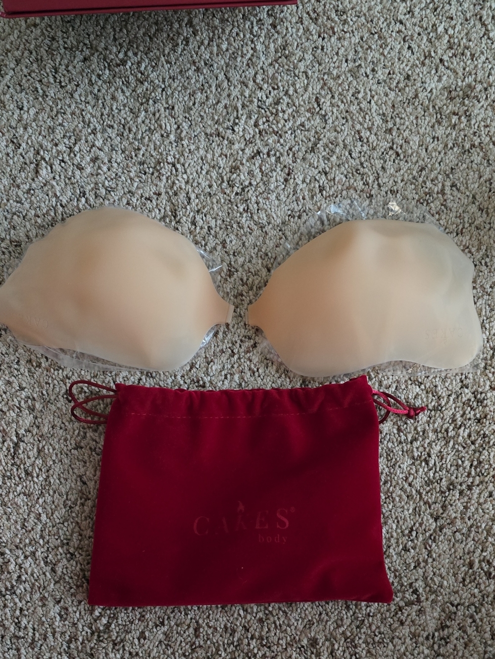 NEW -Cakes Body Cleavage Bra Honey Sz LARGE - Picture 7 of 11